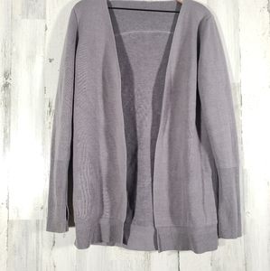 Lululemon City Street Knit Cardigan Heathered Mystique Size Medium
